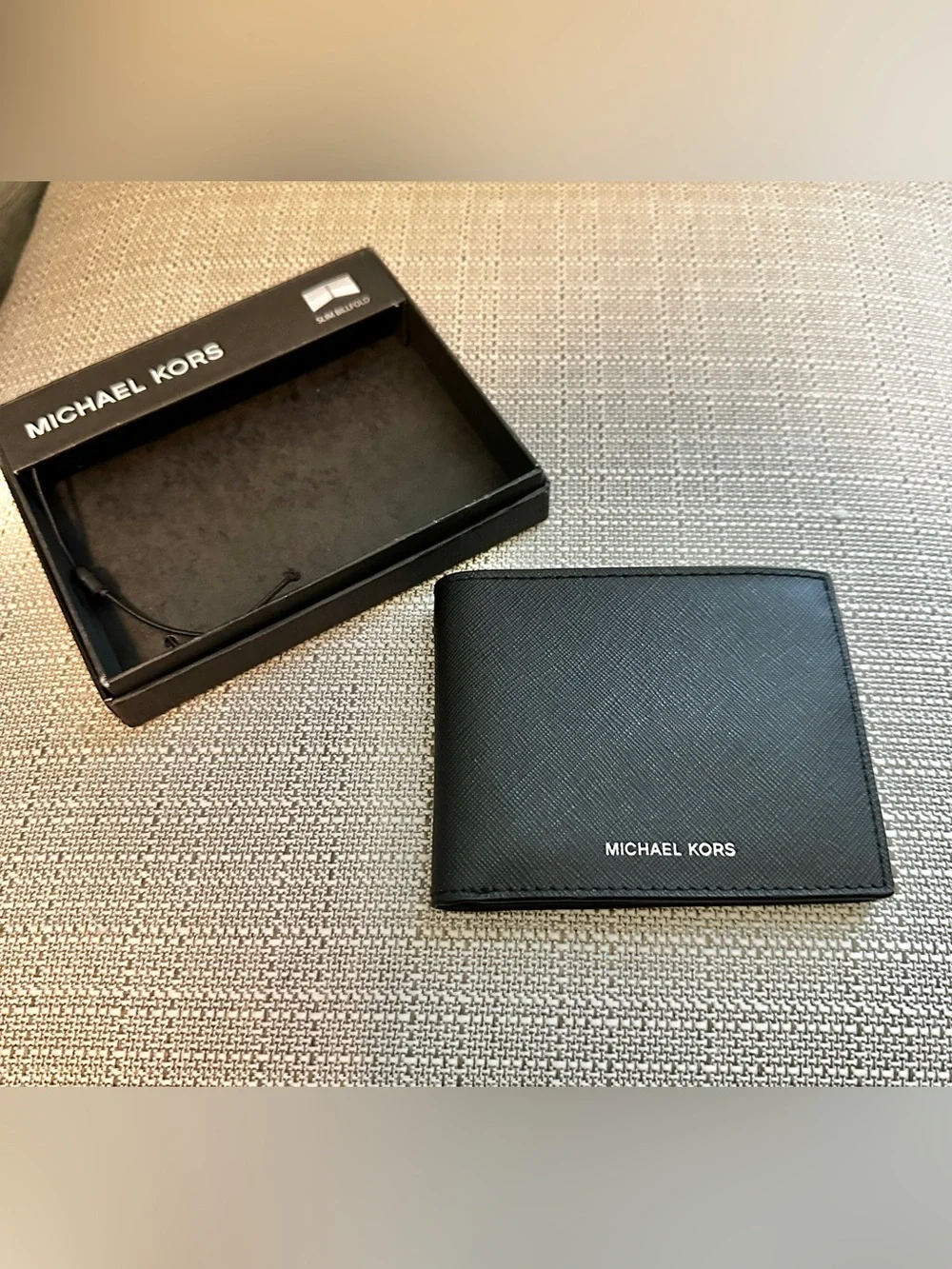 Michael Kors Men's Slim Billfold Wallet - Black